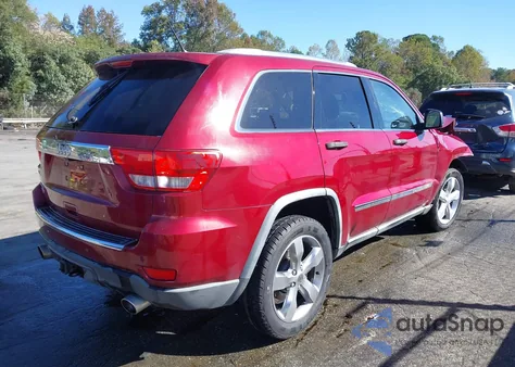 2012 Jeep Grand Cherokee Overland z USA, uszkodzony, nr VIN 1C4RJFCT7CC180139